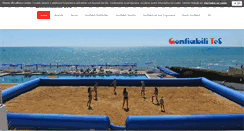 Desktop Screenshot of gonfiabili-tes.com