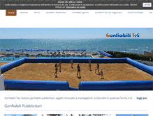 Tablet Screenshot of gonfiabili-tes.com